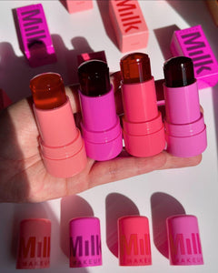Pack 4 Milk Makeup Blush High Pigment Jelly Tint, Refreshing &amp; Hydrating Long-lasting Colour Jelly Tint (Random color)