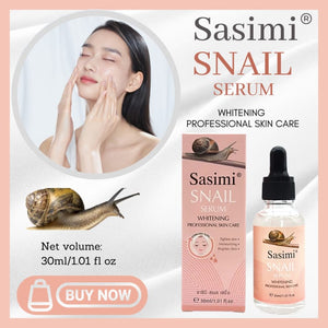 Sasimi Snail Serum High Quality Anti Aging Moisturizing &amp; Whitening Serum For Pores &amp; Acne 30Ml